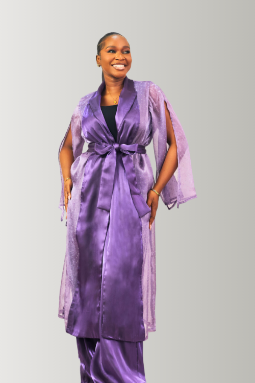 Purple Studded Sophia Set