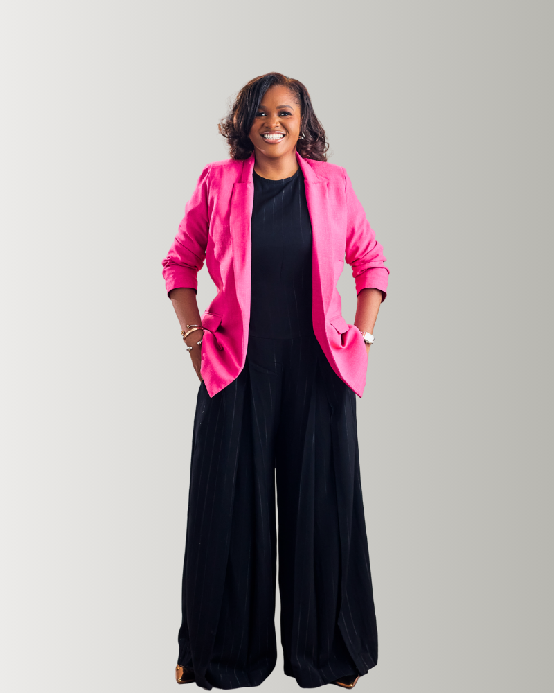 Pink Linen Jacket - Image 2