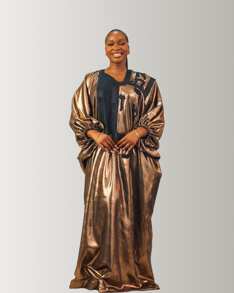 Khayil Babanriga In Metallic Gold