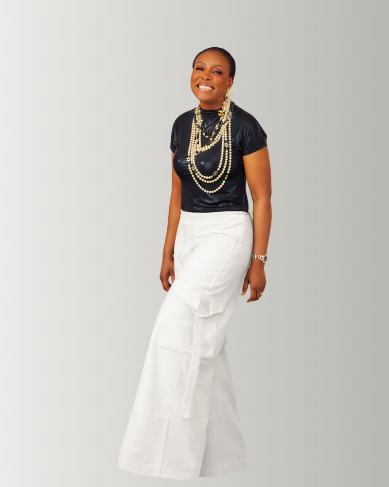 Denim Cargo Pants - Image 2