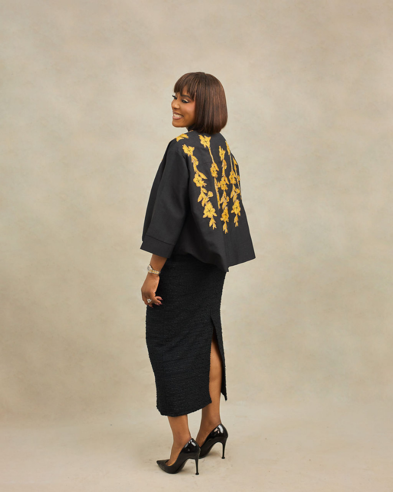Wealthy Wife Linen Jacket - Image 5