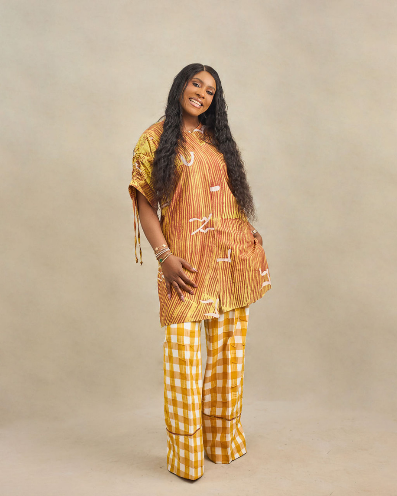 Yellow Gingham Pants - Image 3