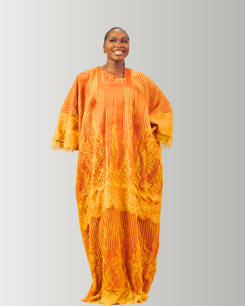Orange Àdìrẹ Yamin Boubou - Image 2