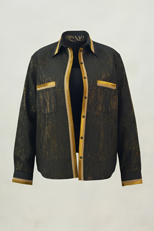 Aṣọòkè Buttoned-Down Jacket