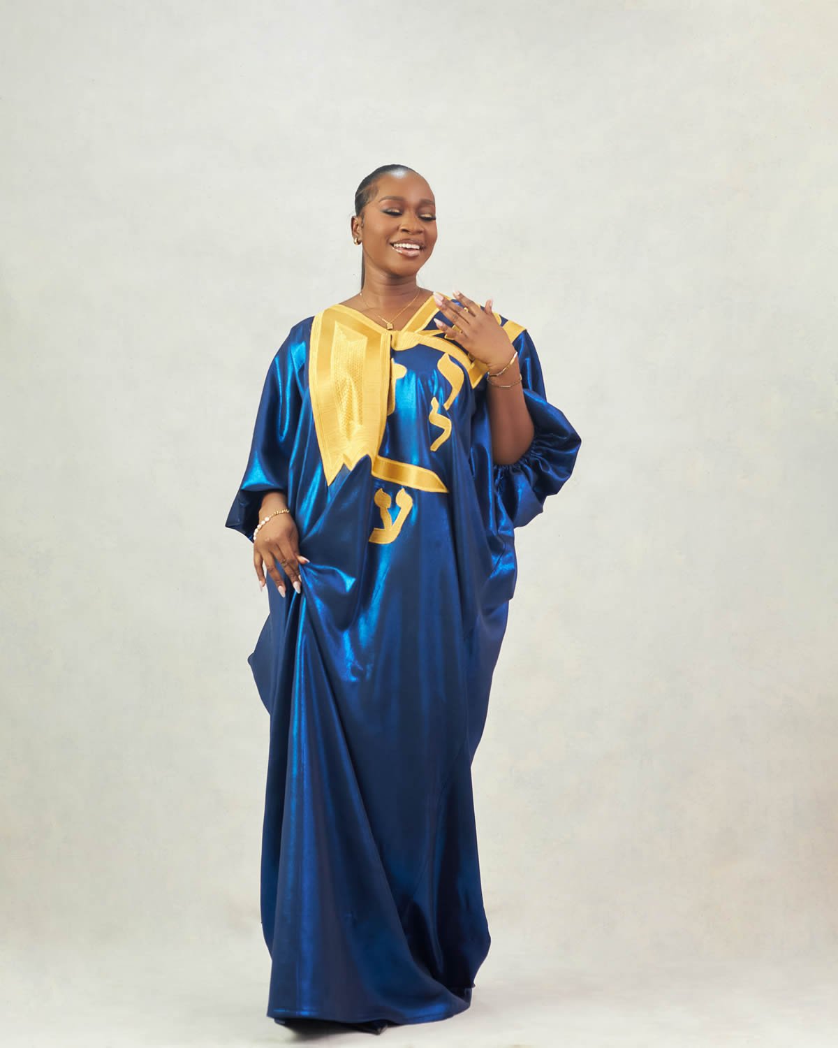 Khayil Babanriga In Royal Blue - Image 2